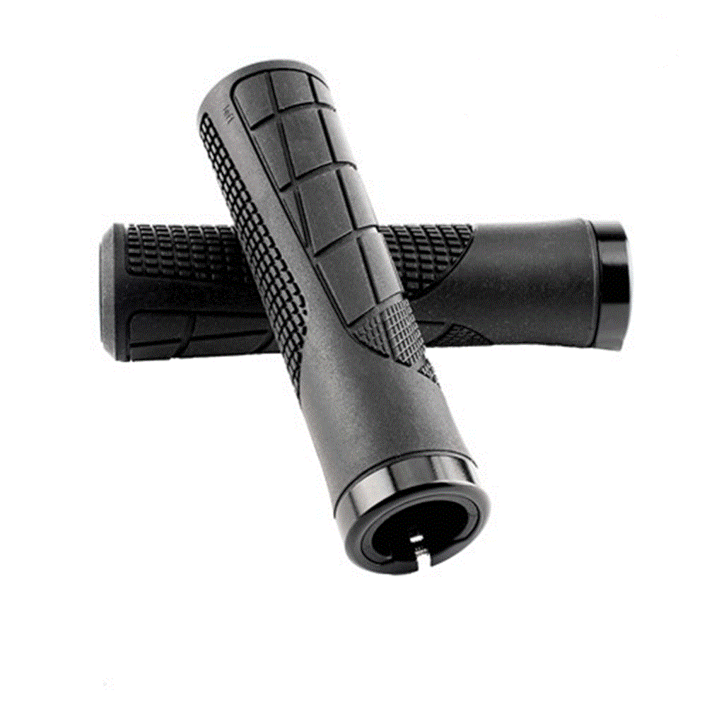 QBP MTB Lock-On Bike Grips 130mm - Black