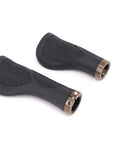 QBP Lock-On Ergonomic Bike Grips 140mm/95mm - Black