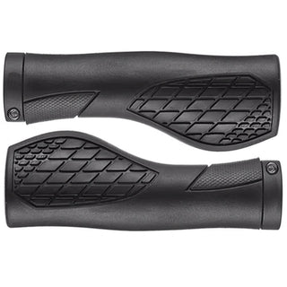 QBP Ergo Lock-On Bike Grips 127mm - Black