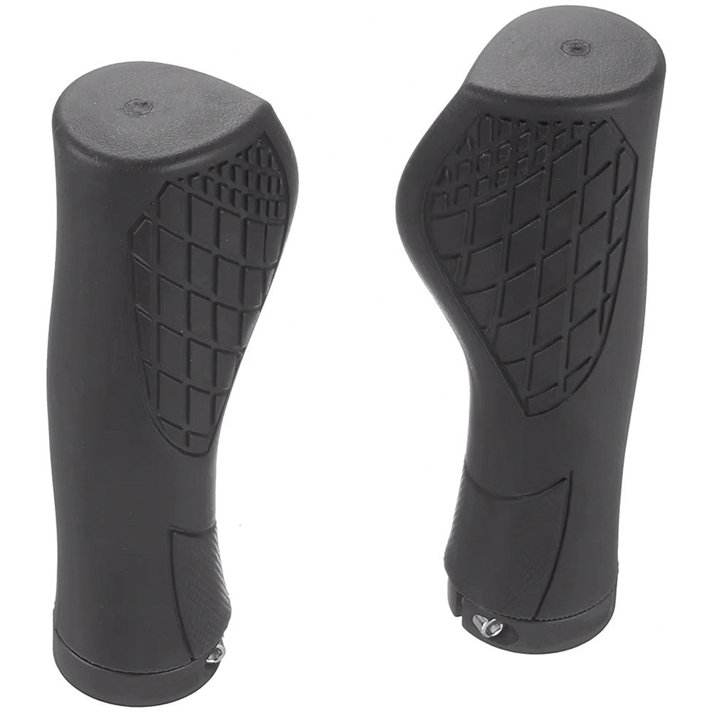 QBP Ergo Lock-On Bike Grips 127mm - Black
