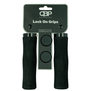 QBP MTB Lock-On Foam Grips 130mm - Black