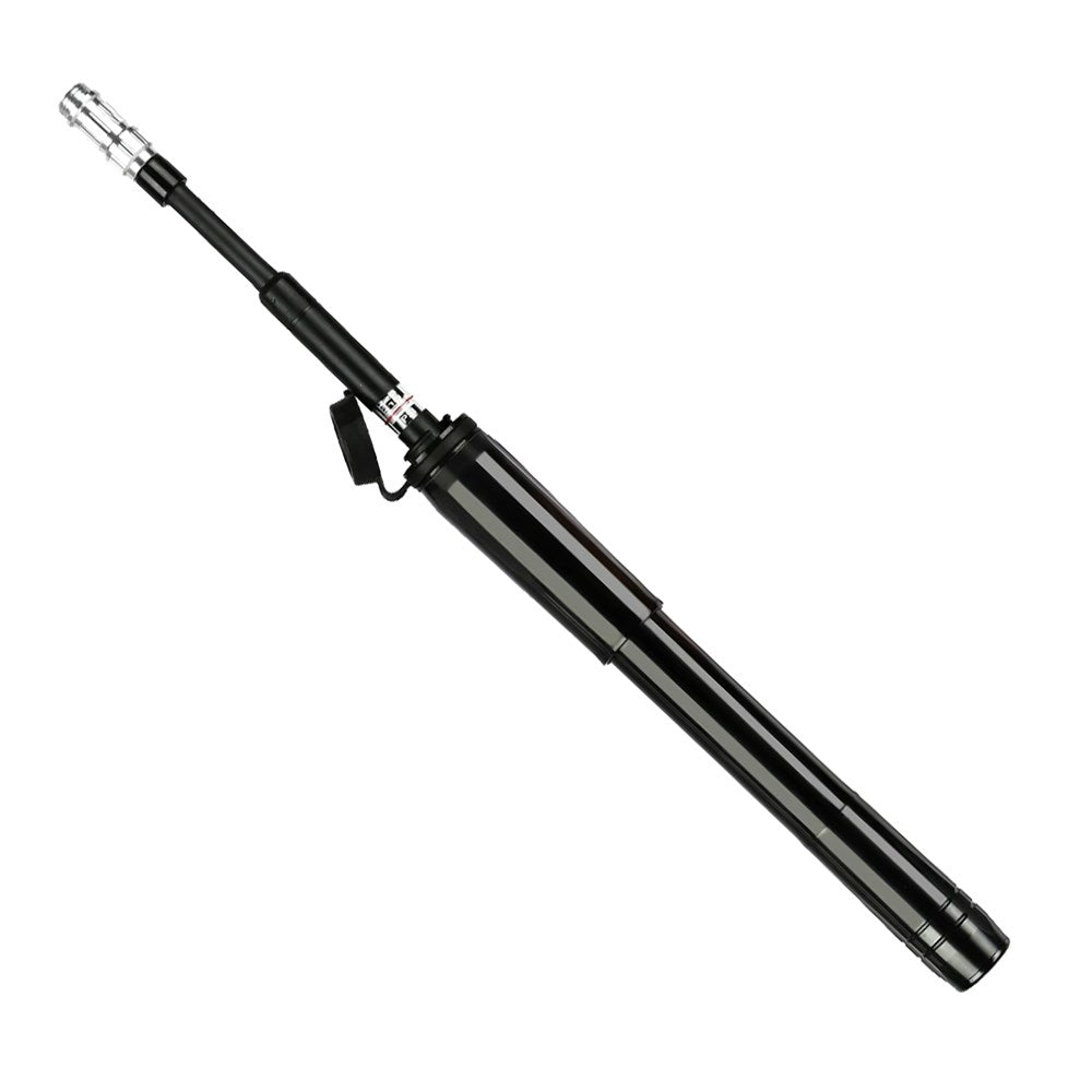 QBP Air Road Hand Pump Aluminium Barrel with Extractable Hose 120 PSI