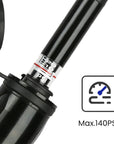 QBP Air Road Hand Pump Aluminium Barrel with Extractable Hose 120 PSI