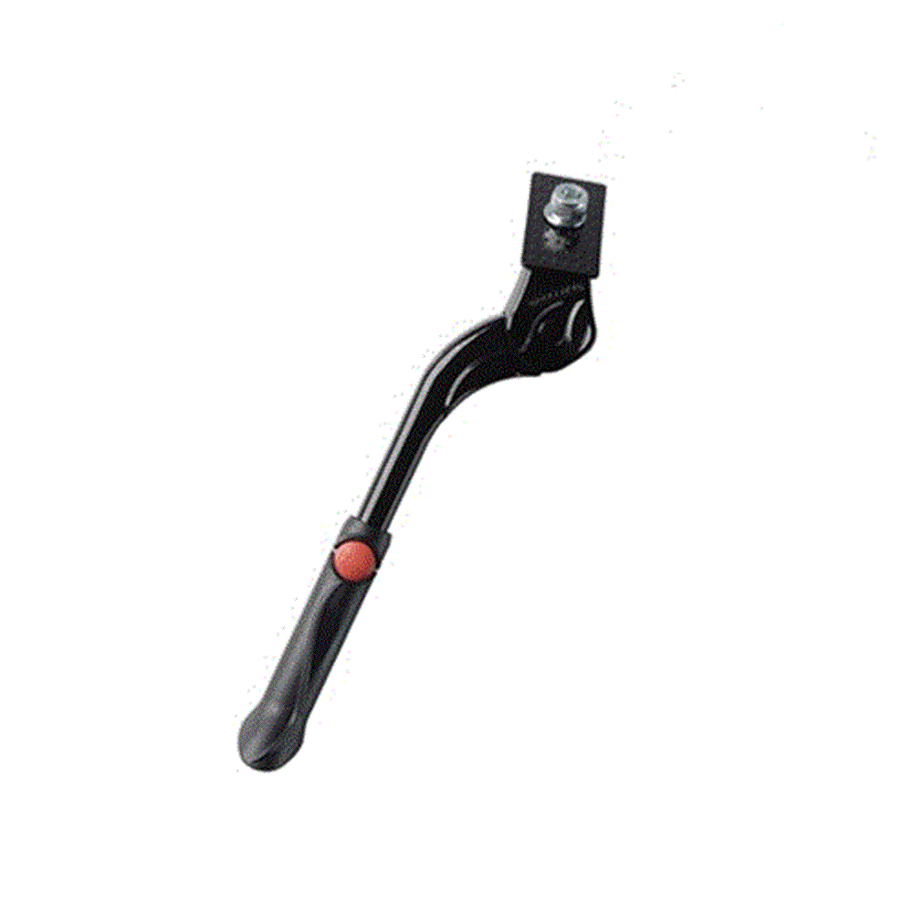 QBP Kids Centre Push Button Adjustable Kickstand 16–20 Inch - Black