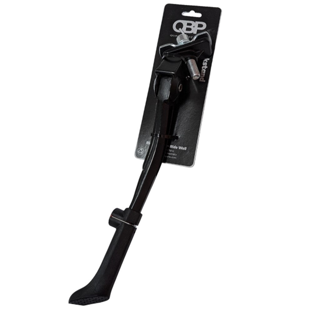 QBP Kids Centre Push Button Adjustable Kickstand 16–20 Inch - Black