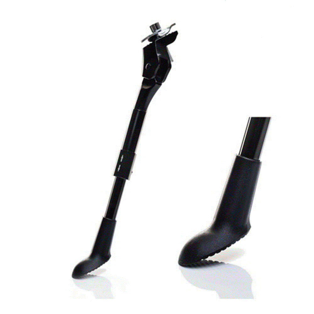 QBP Centre Mount Kickstand Big Foot 24–29 Inch - Black