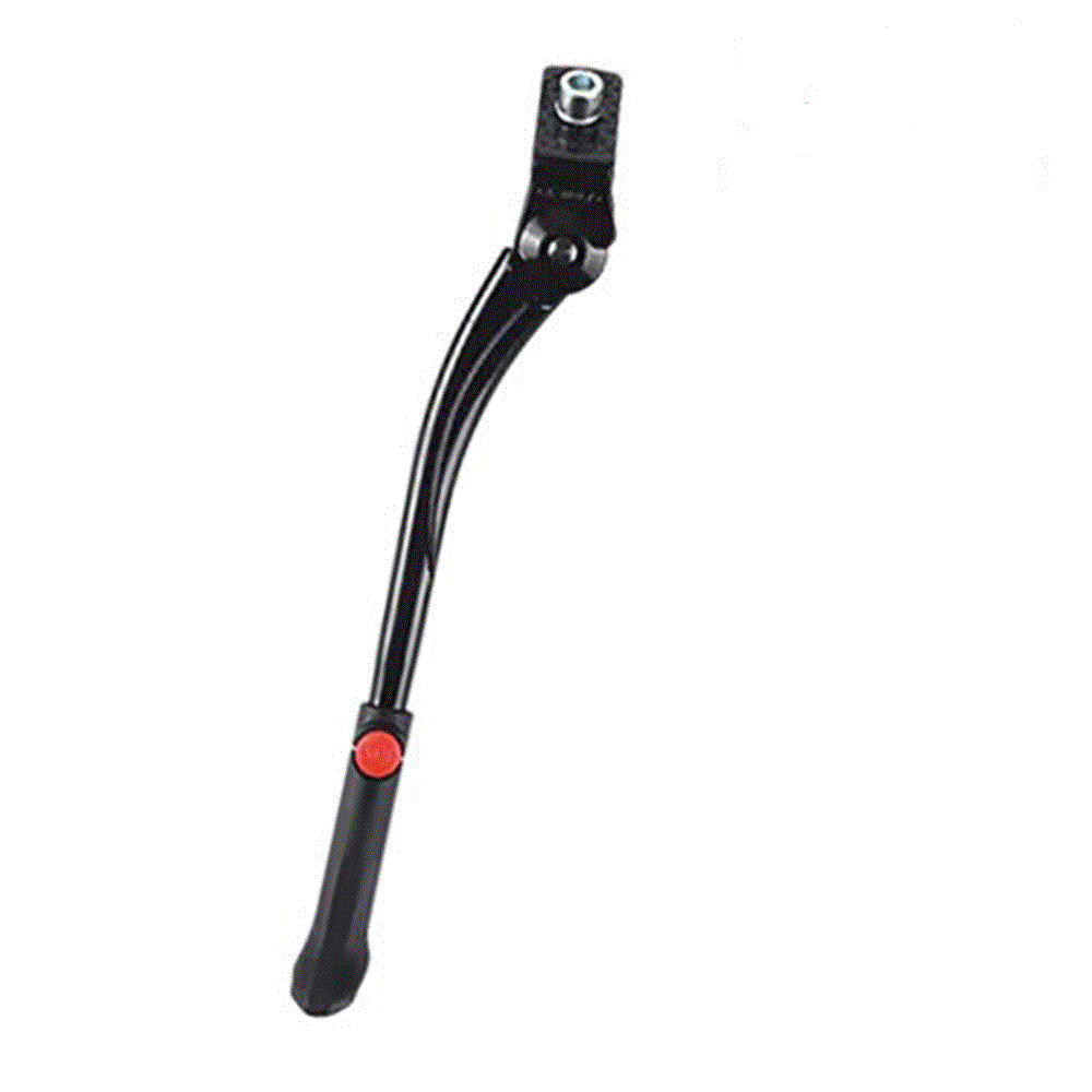 QBP Centre Mount Push Button Adjustable Kickstand Large Foot 24–29 Inch - Black