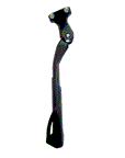 QBP Rear Chainstay Kickstand KSA 40mm 24–29 Inch Adjustable E-Bike Spec XL Foot - Black