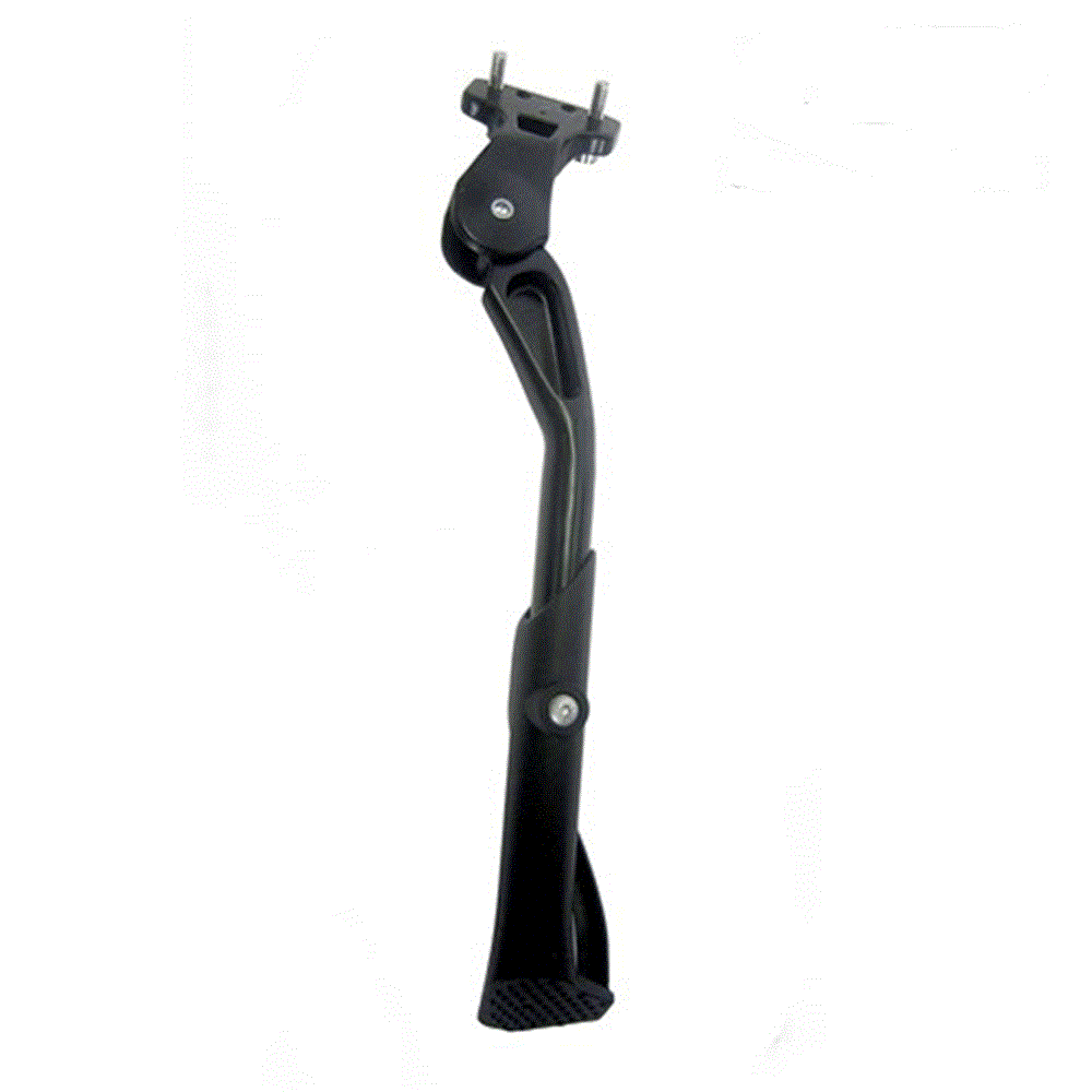 QBP Rear Chainstay Kickstand KSA 40mm 24–29 Inch Adjustable E-Bike Spec XL Foot - Black