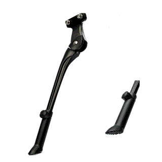 QBP Rear Chainstay Kickstand KSA 40mm 24–29 Inch - Black