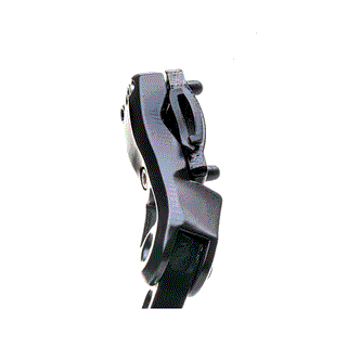 QBP Chainstay Mounted Kickstand 24–28 Inch With Adjustable Large Base - Black