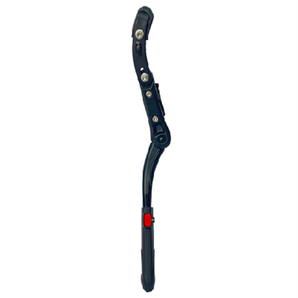 QBP Rear Kickstand Disc Brake Compatible 24–29 Inch With Adjustable Push Button - Black