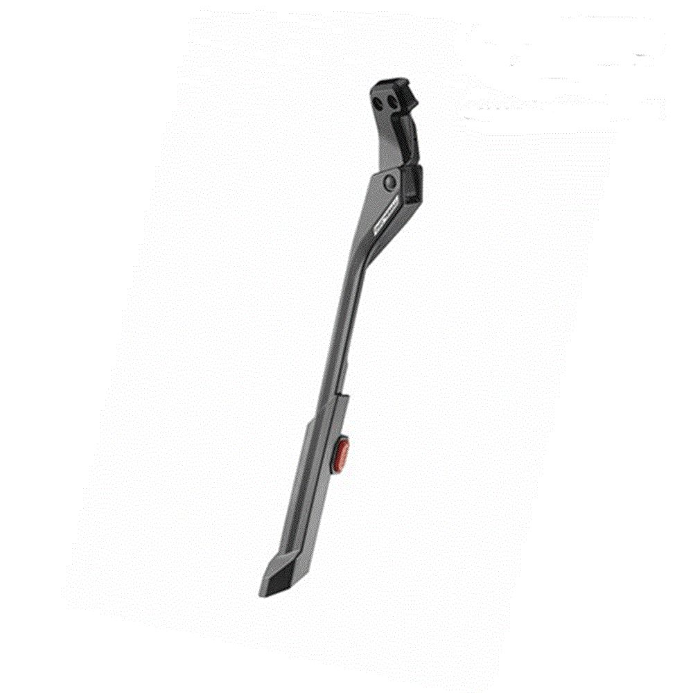 QBP Rear Chainstay Kickstand KSA 18mm 24–28 Inch Heavy Duty Adjustable E-Bike Compatible - Black