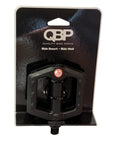 QBP Nylon Plastic Pedals 1/2 x 1/8 Ball Bearing - Black