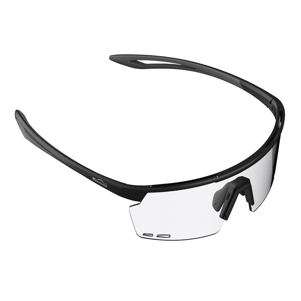 Magicshine Rouleur Cycling Glasses Transparent Lens - Black/Grey