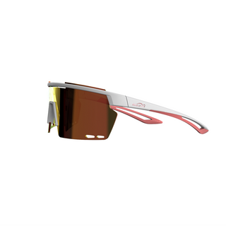 Magicshine Rouleur Classic Cycling Sunglasses - White/Pink