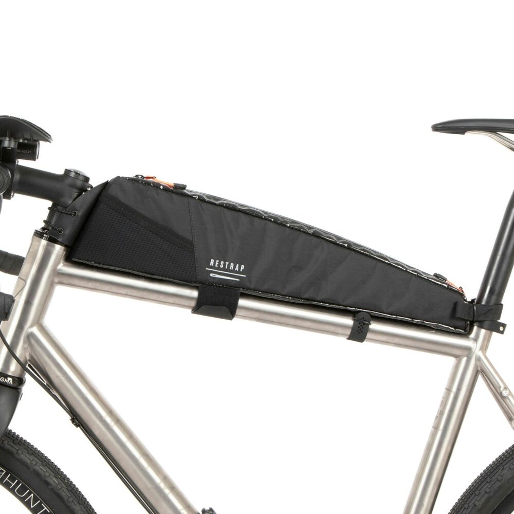 Restrap Race Top Tube Long Bag 2L - Black