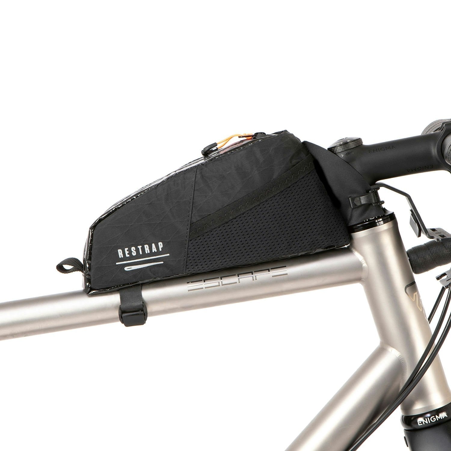 Restrap Race Top Tube Short Bag - Black