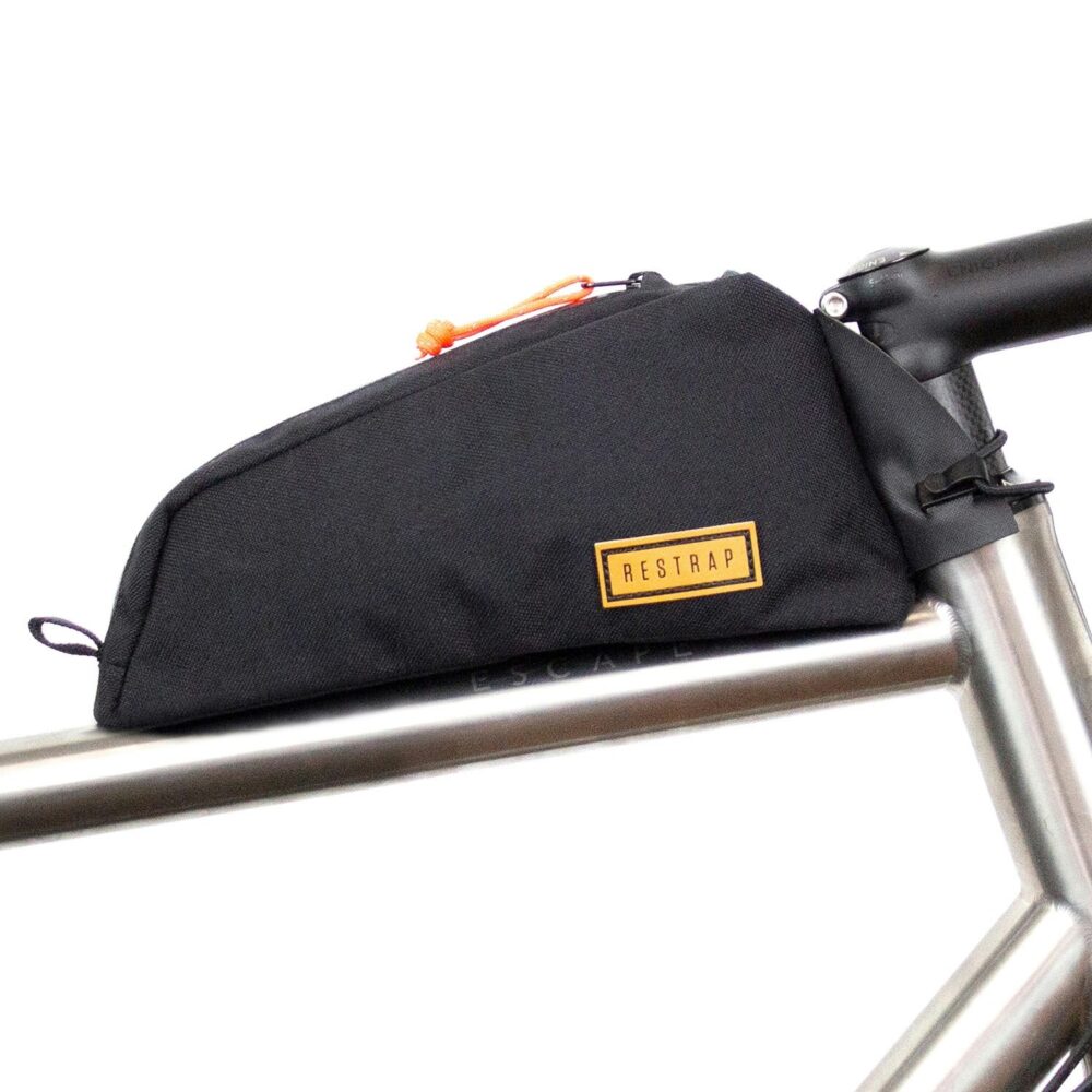 Restrap Bolt-On Top Tube Bag - Black