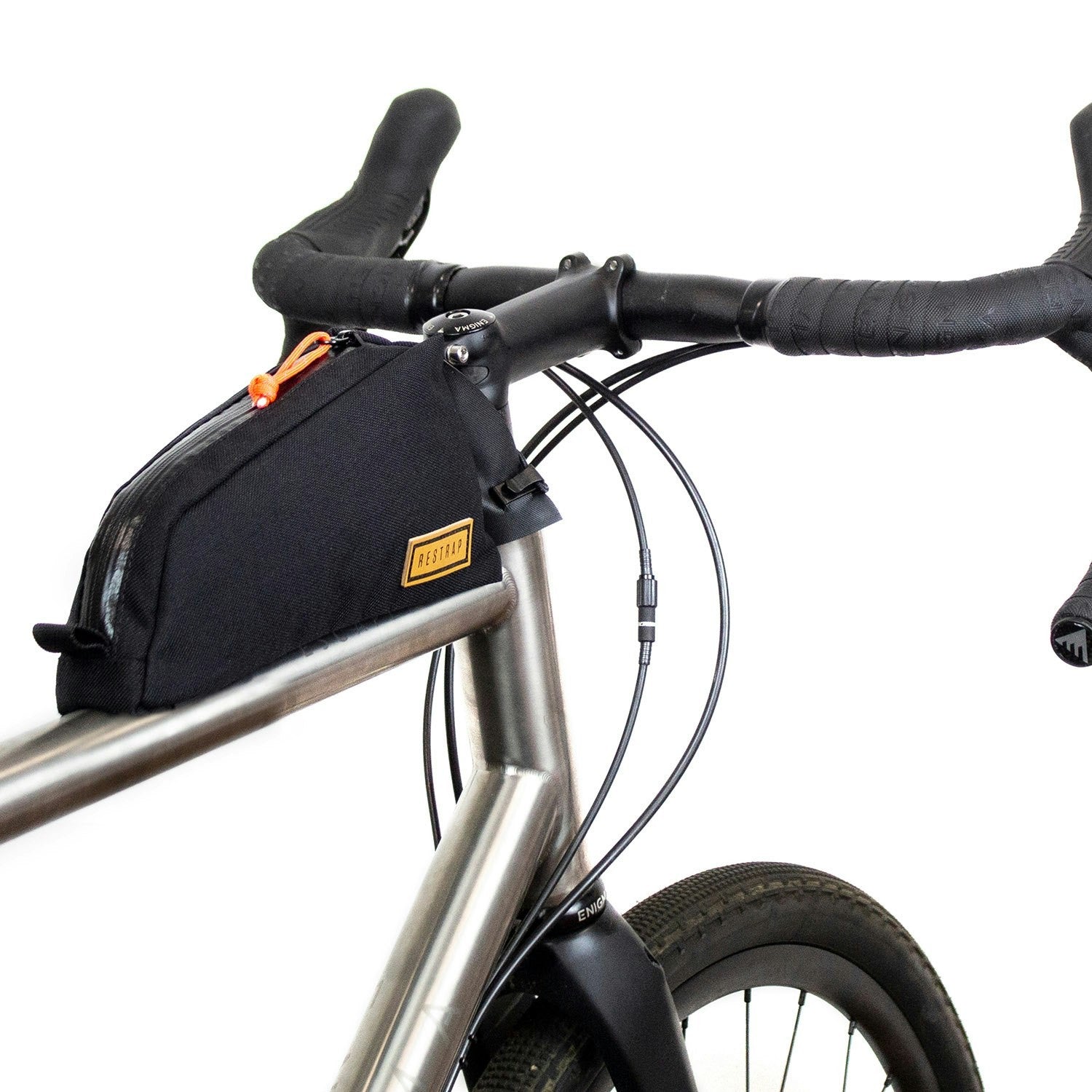 Restrap Bolt-On Top Tube Bag - Black