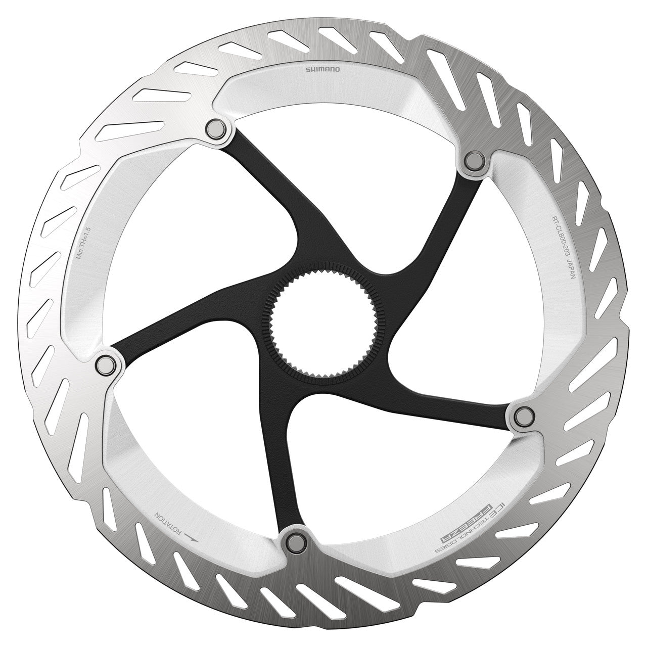 Shimano RT-CL800 Centrelock Disc Brake Rotor 203mm Internal Serration