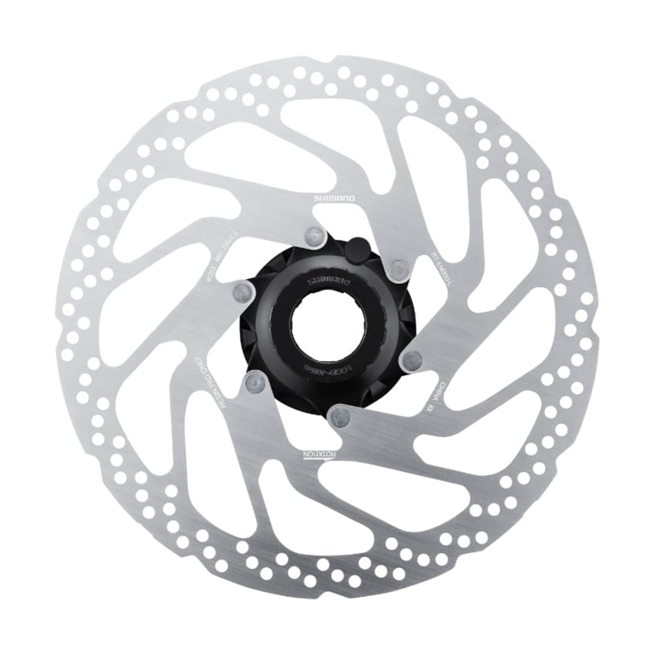 Shimano RT-EM300 203mm Disc Rotor w/ Int + Ext Serration Lock Ring