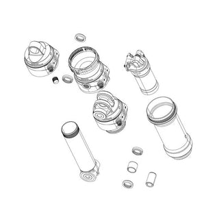 SRAM Damper BODY/IFP DLUX/SDLUX STD Black 65