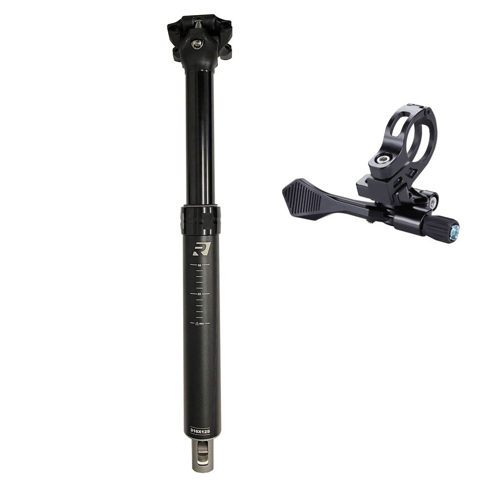 RYFE Escalator Dropper Seatpost 170mm Travel 31.6mm Diameter - Alloy Lever
