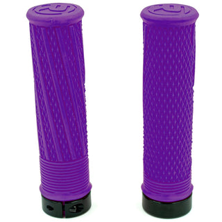 RYFE Rampage Lock-On Grips Pair 130mm Length 32mm MTB Grip - Purple