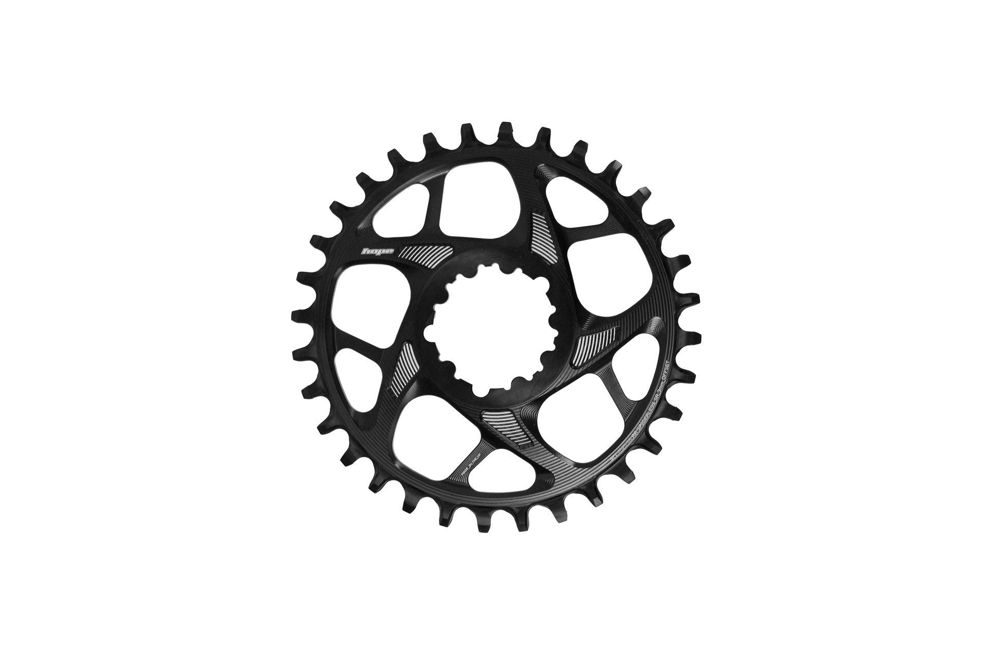 Hope R22 Spiderless Chainring SR3 - 36 Teeth Black