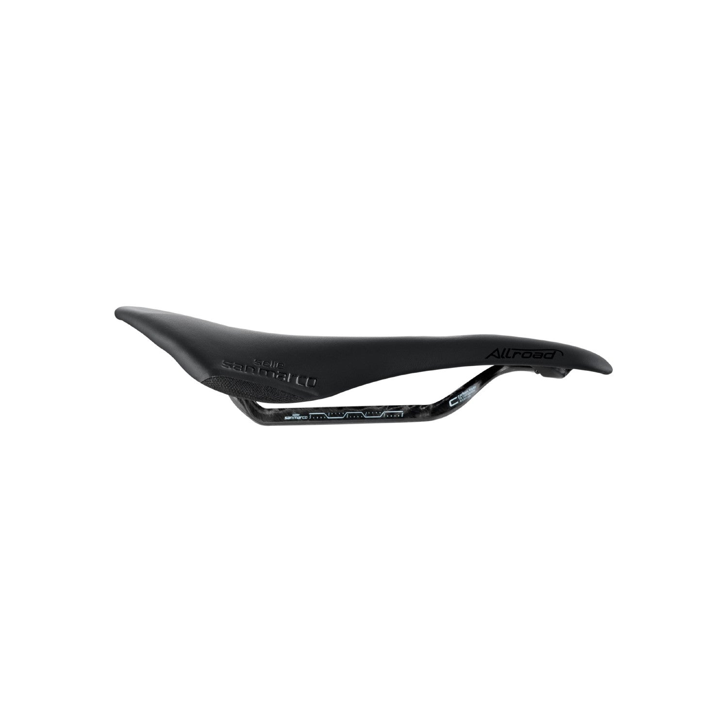 Selle San Marco Allroad Carbon FX Open Fit Wide Saddle 146MM - Black