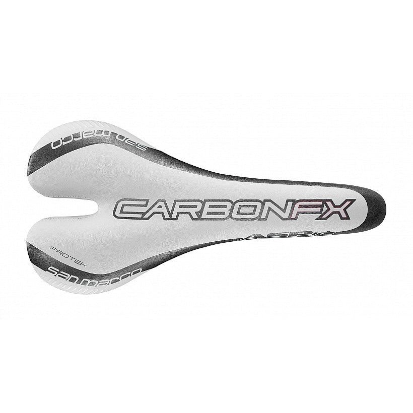 Selle San Marco Aspide Protek Carbon Rail Saddle - White