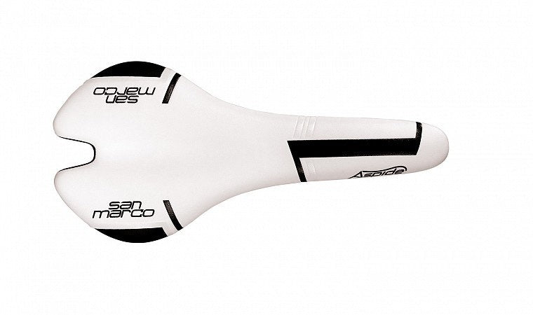 Selle San Marco Aspide Stamp Saddle - Black/White