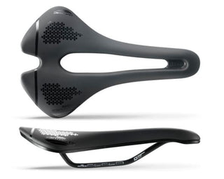 Selle San Marco Aspide Short Dynamic Open Fit Narrow Saddle 139MM - Black