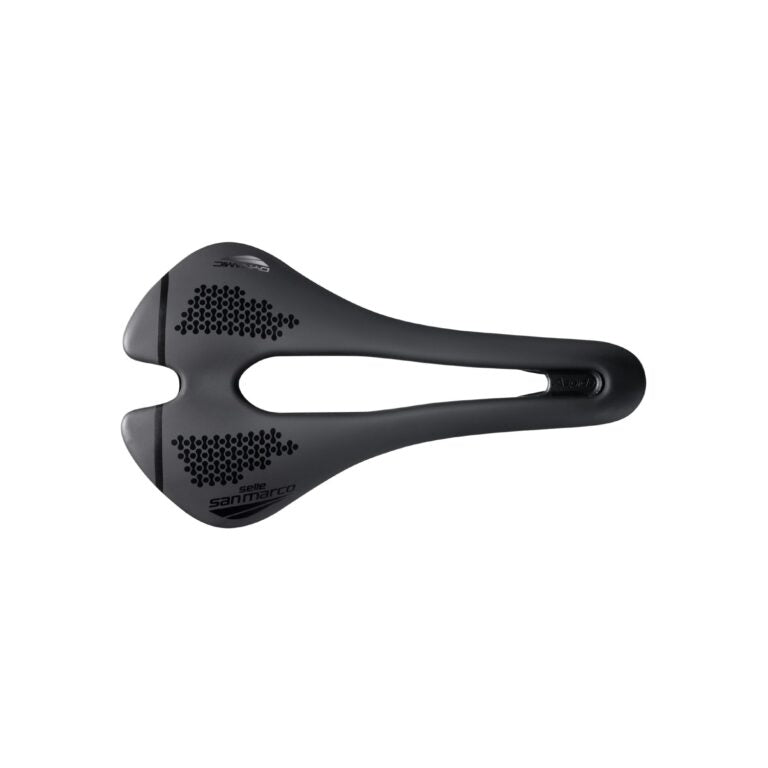 Selle San Marco Aspide Short Dynamic Open Fit Narrow Saddle 139MM - Black