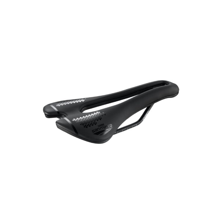 Selle San Marco Aspide Short Dynamic Open Fit Narrow Saddle 139MM - Black