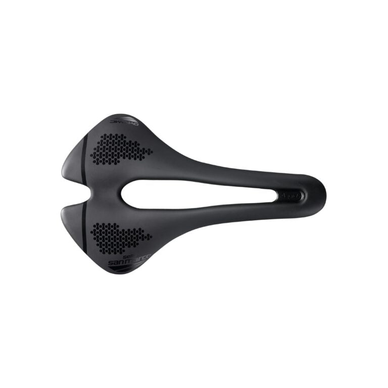 Selle San Marco Aspide Short Dynamic Open FIt Wide Saddle 144MM - Black