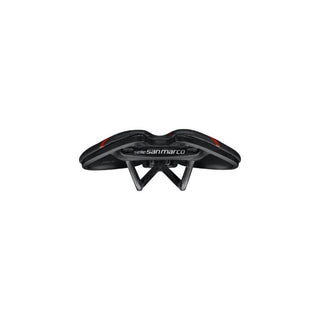 Selle San Marco Aspide Short Carbon FX Open Fit Wide Saddle 155MM - Black