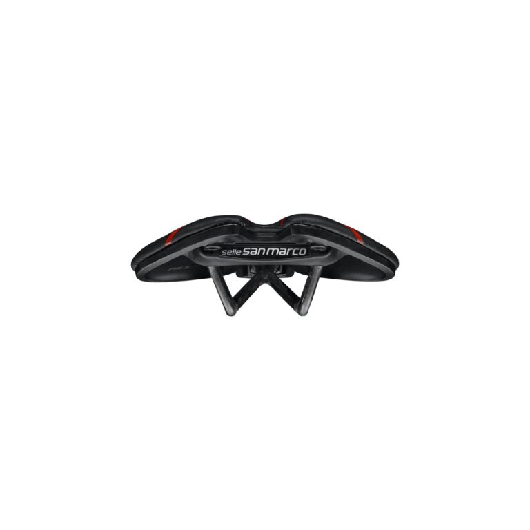 Selle San Marco Aspide Short Carbon FX Open Fit Wide Saddle 155MM - Black