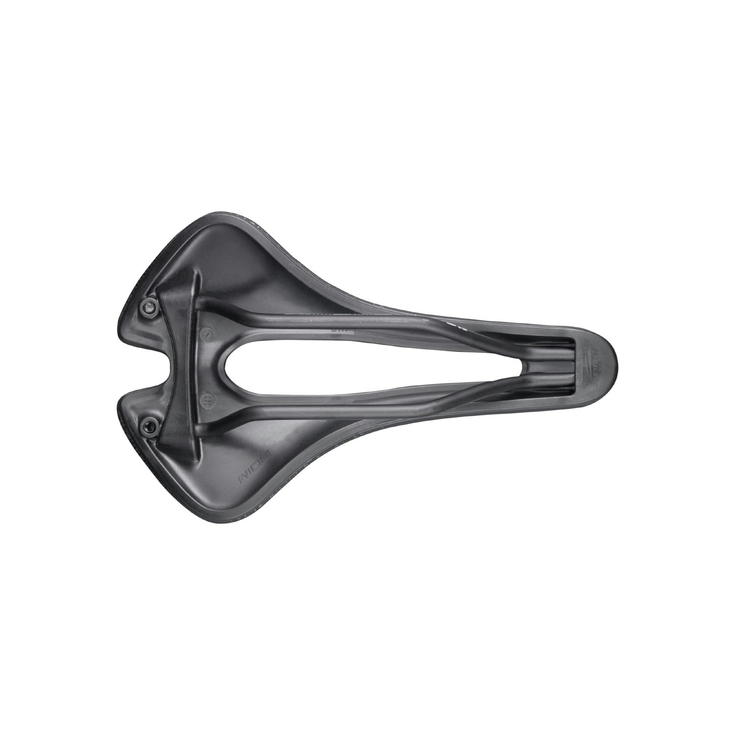Selle San Marco Aspide Short Comfort Dynamic Open Fit Wide Saddle 155MM - Black