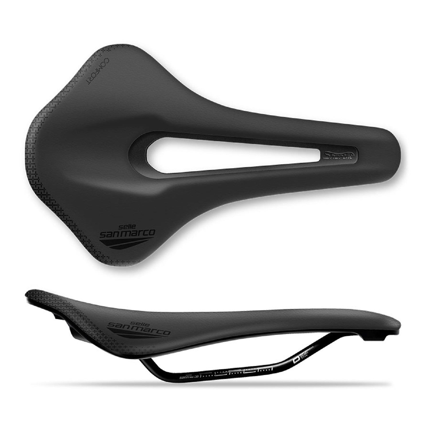 Selle San Aspide Short Comfort Dynamic Open-Fit Wide 155mm - Alchemy