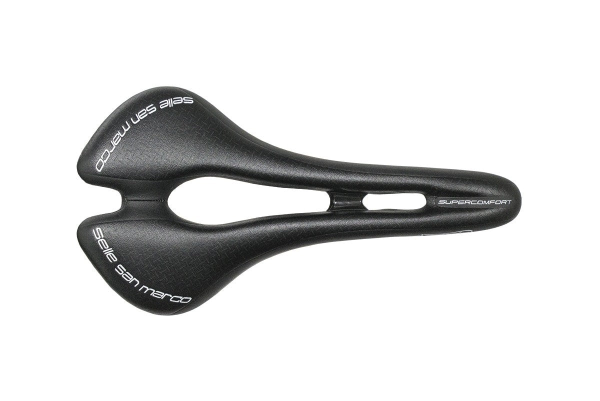 Selle San Marco Aspide Super Comfort Dynamic Open Narrow Saddle 132MM - Black