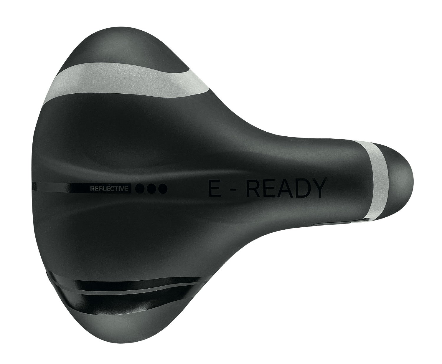 Selle San Marco Bio Active City Ready Relective Gel Small Unisex Saddle - Black