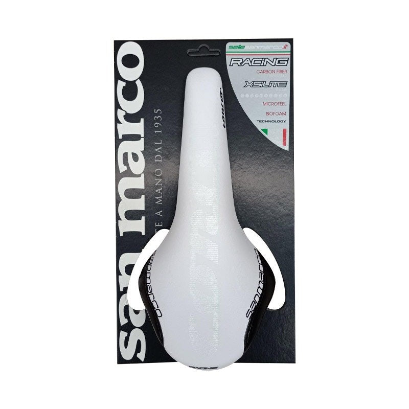 Selle San Marco Concor Racing Saddle - White/Black