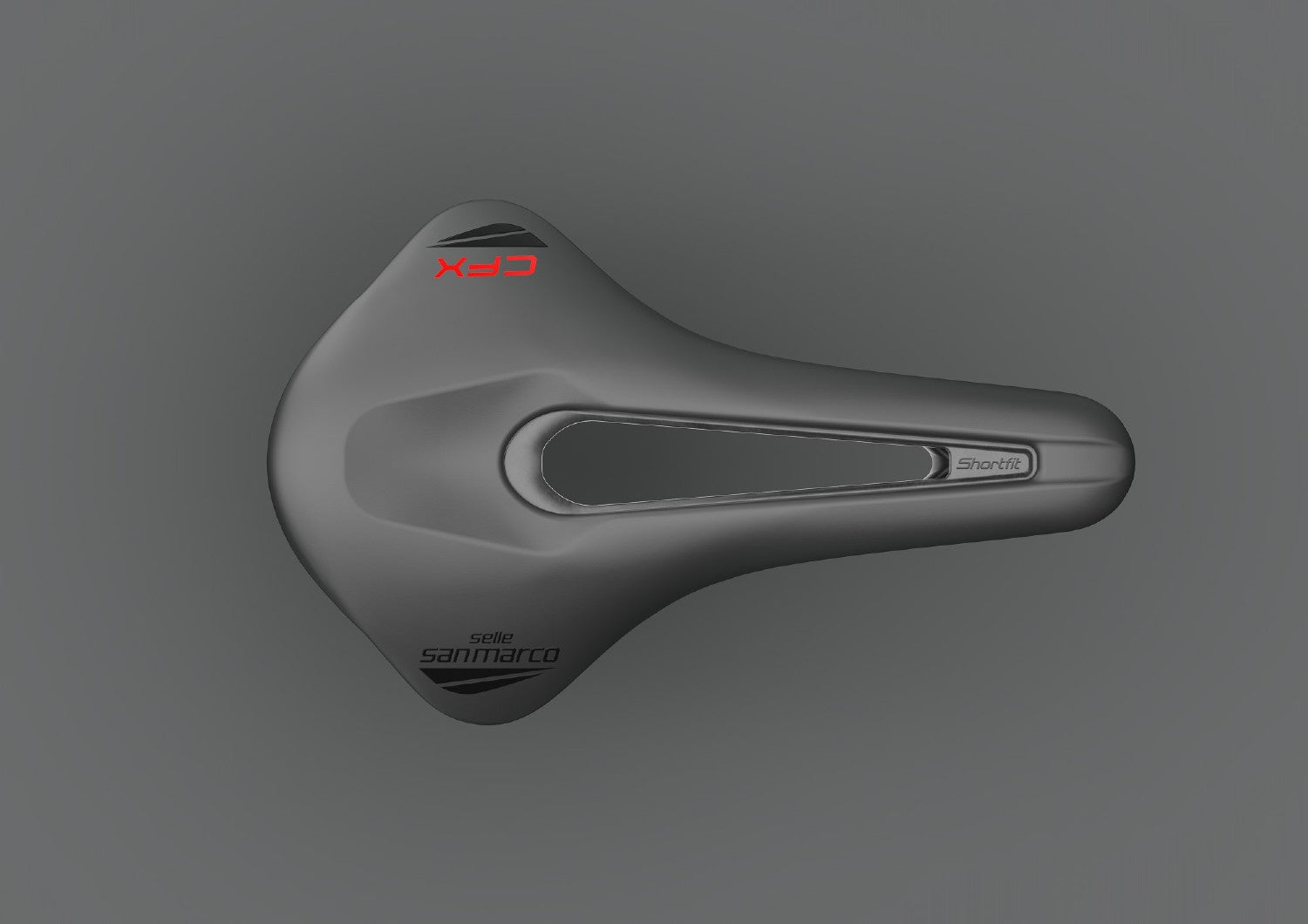 Selle San Marco ShortFit 2.0 Carbon FX Open Fit Narrow Saddle 140MM - Black