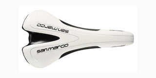 Selle San Marco Spid Racing Saddle - White/Black