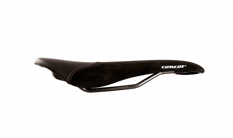 Selle San Marco Concor Urban Performance Xslite Saddle - Black/Red Thread