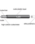 Jagwire Elite Road Sealed Brake Cable Kit - Ultra-Slick - Compatible With Sram/Shimano - Black