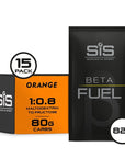SIS Beta Fuel 80 Sachets 82G 15 Pack - Orange