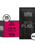 SIS Beta Fuel 80 Sachets 82G 15 Pack - Red Berry